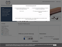 Tablet Screenshot of fin25.de